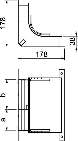 OBO Bettermann 7400623 Bogen (B x H) 190.00mm x 38.00mm 1St.