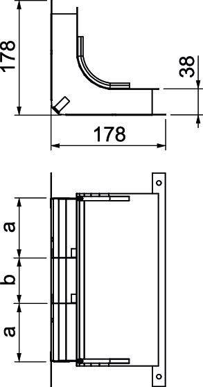 OBO Bettermann 7400650 Bogen (B x H) 250.00mm x 38.00mm 1St.