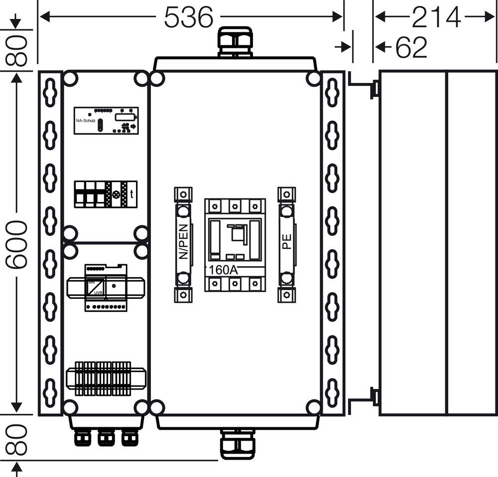 Hensel 20001470 PV-Freischaltstelle 3polig 1St.