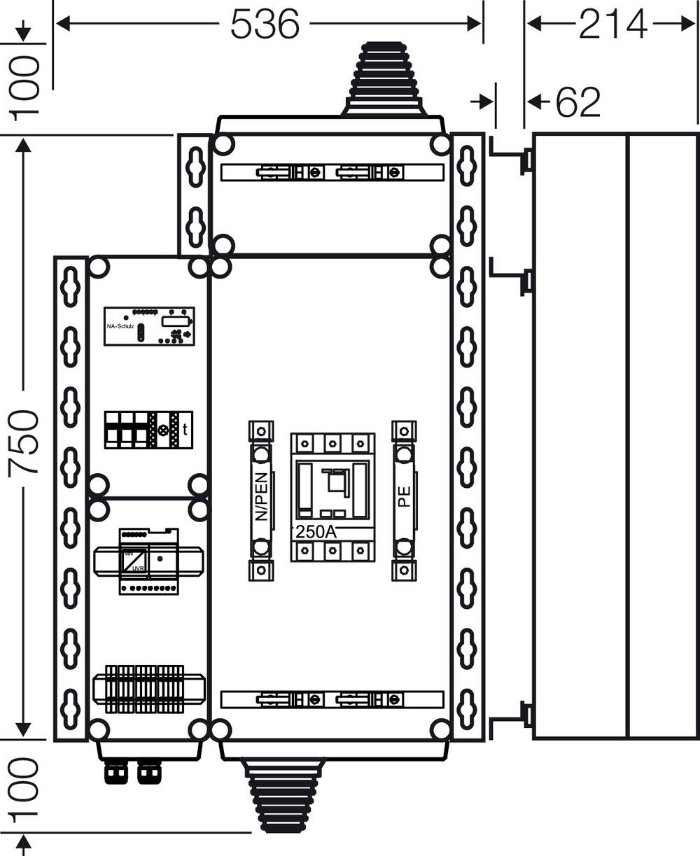 Hensel 20001472 PV-Freischaltstelle 3polig 1St.