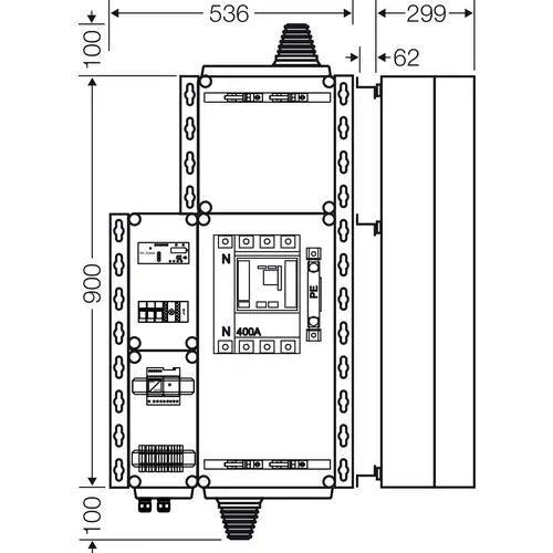 Hensel 20001475 PV-Freischaltstelle 4polig 1St. Hensel 20001475 PV-Freischaltstelle 4polig 1St.