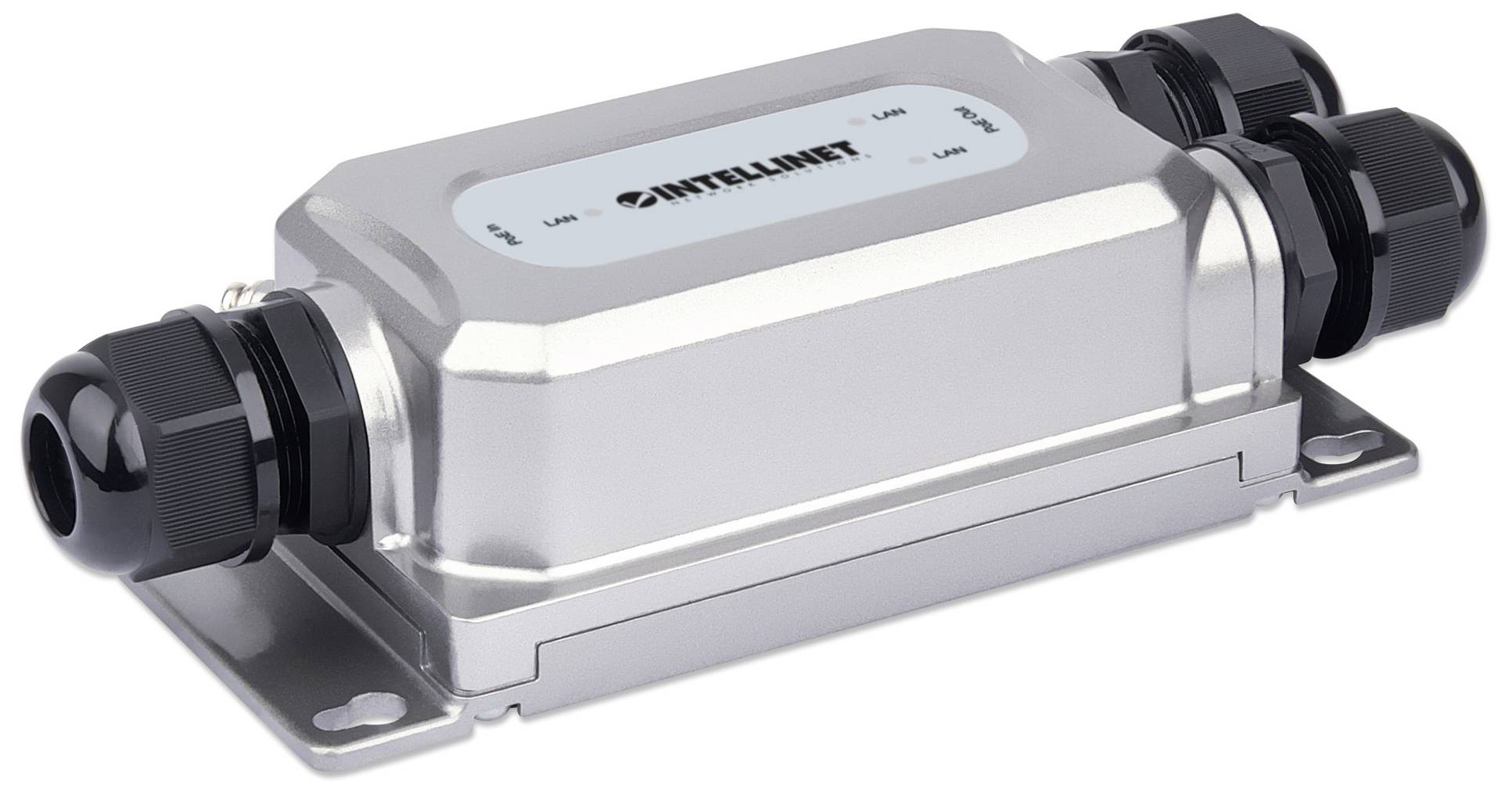 Intellinet 2-Port Outdoor Gigabit PoE Extender 10 / 100 / 1000MBit/s IEEE 802.3bt, IEEE802.3af (15.4 W), IEEE802.3at (30 W)