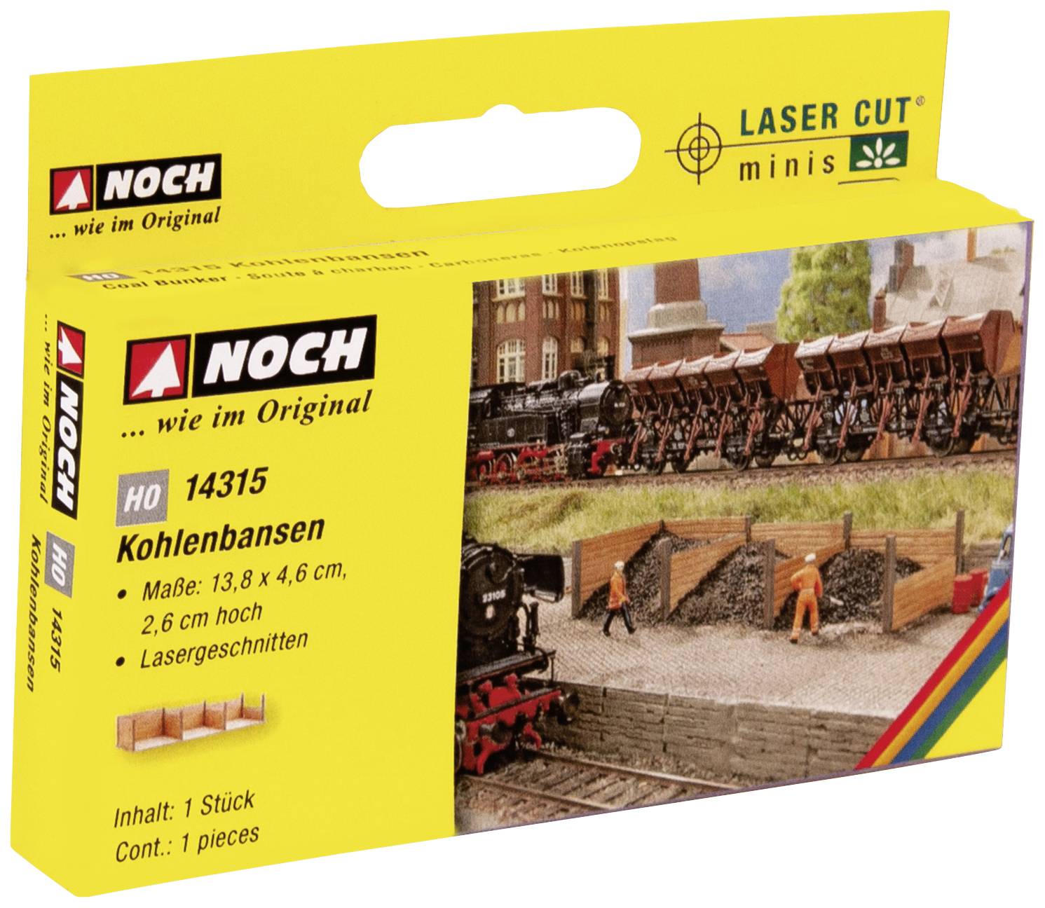 NOCH 14315 H0 Kohlebansen Bausatz