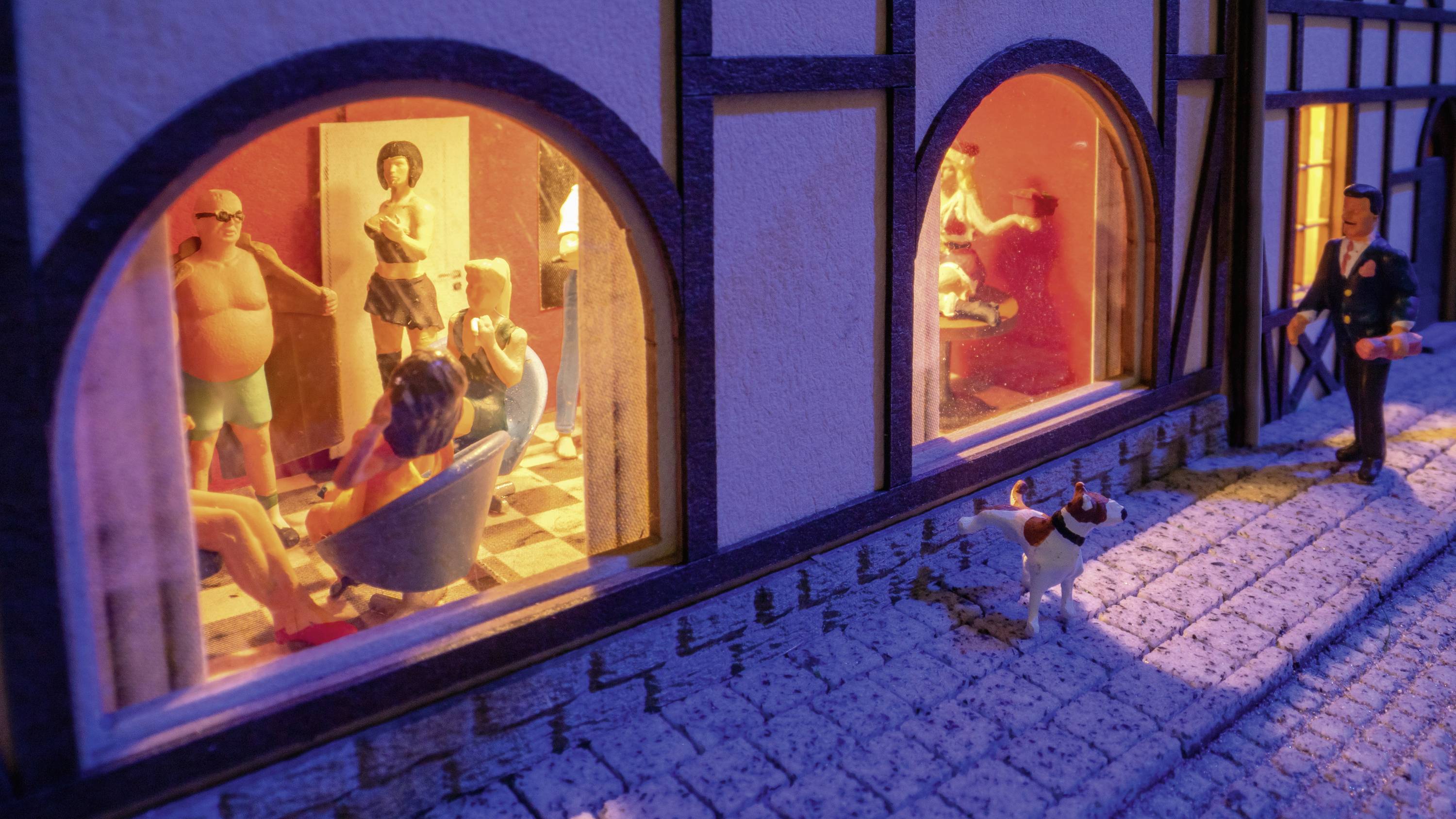 NOCH 51285 LED Dauerlicht flackerfrei, mit Anschlussdrähten Passend für (Modellbahn): Gebäude Warmweiß 4St.