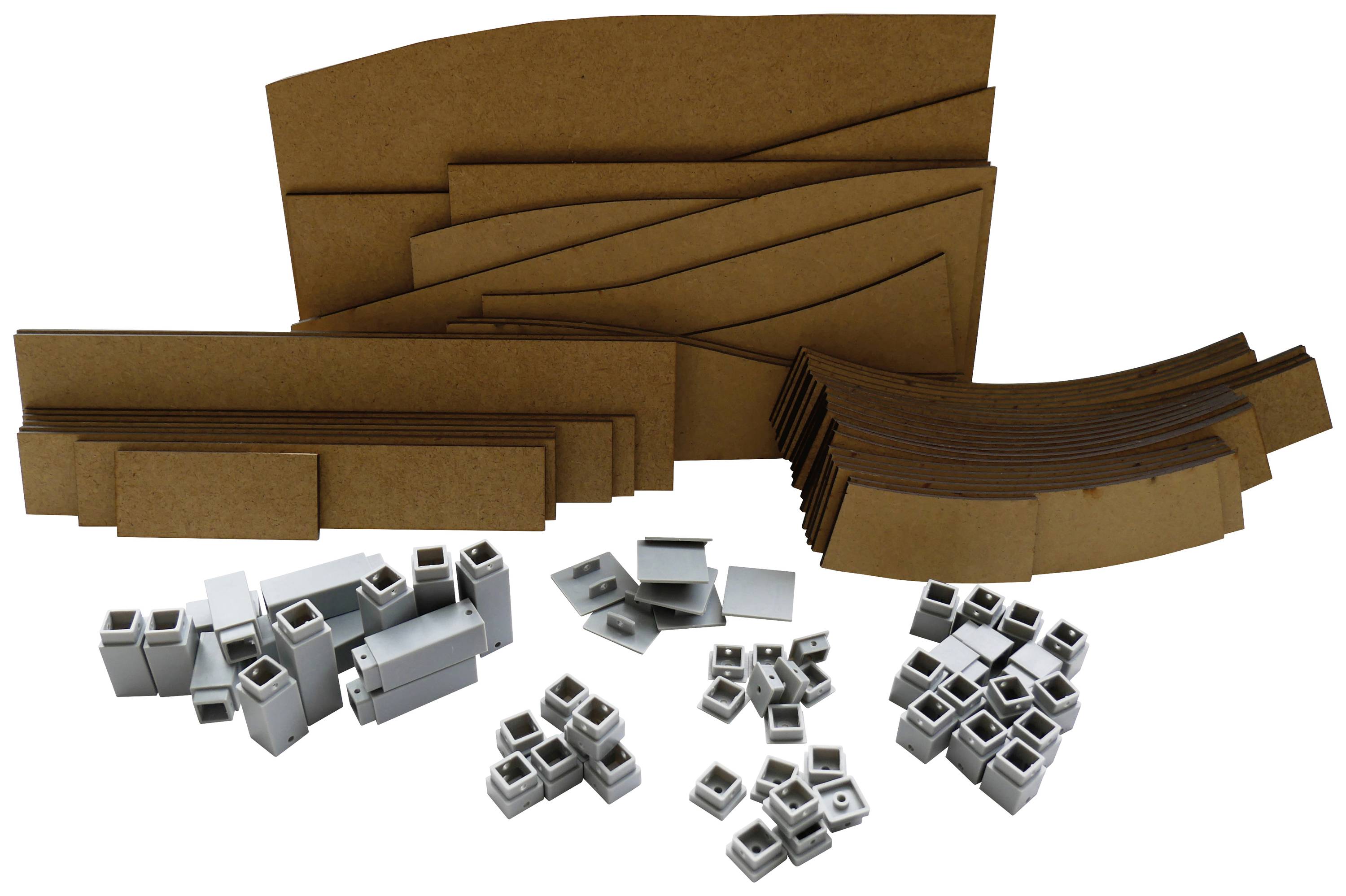 NOCH 53705 N Easy-Track Trassenbausatz (L x B x H) 1990 x 990 x 139mm