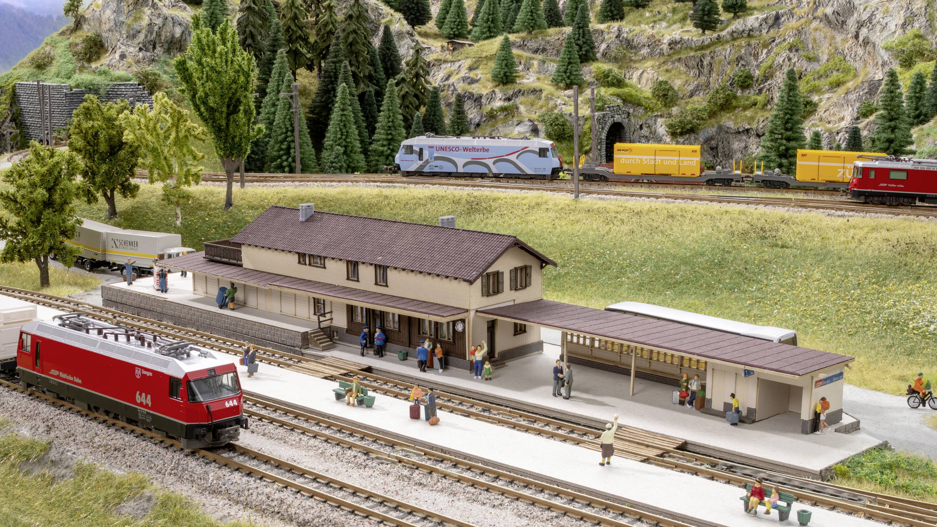 NOCH 66005 H0 Bahnhof Bergün
