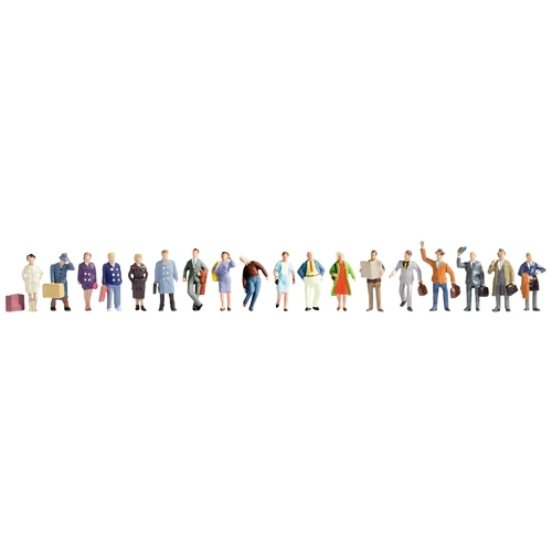 NOCH H0 Reisende Bemalt, Stehend NOCH H0 Reisende Bemalt, Stehend