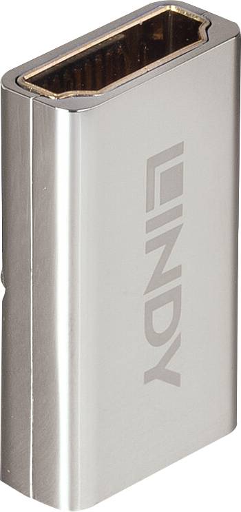 LINDY 41511 HDMI Adapter [1x HDMI-Buchse - 1x HDMI-Buchse] Silber