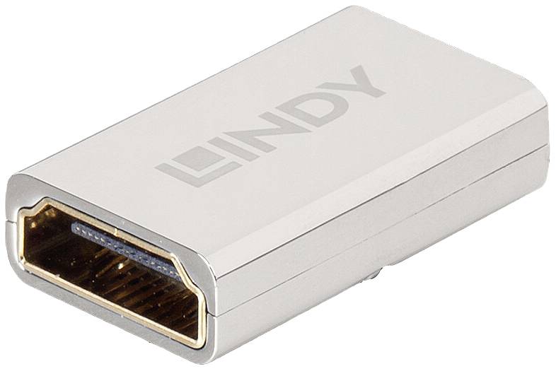 LINDY 41511 HDMI Adapter [1x HDMI-Buchse - 1x HDMI-Buchse] Silber