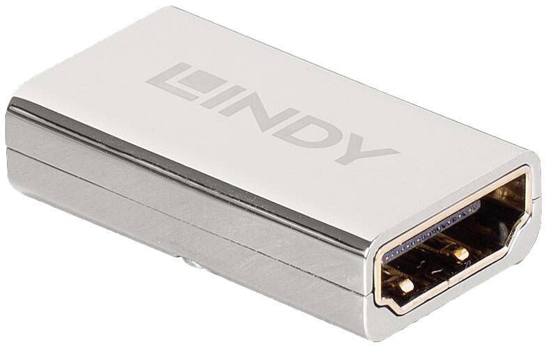 LINDY 41511 HDMI Adapter [1x HDMI-Buchse - 1x HDMI-Buchse] Silber