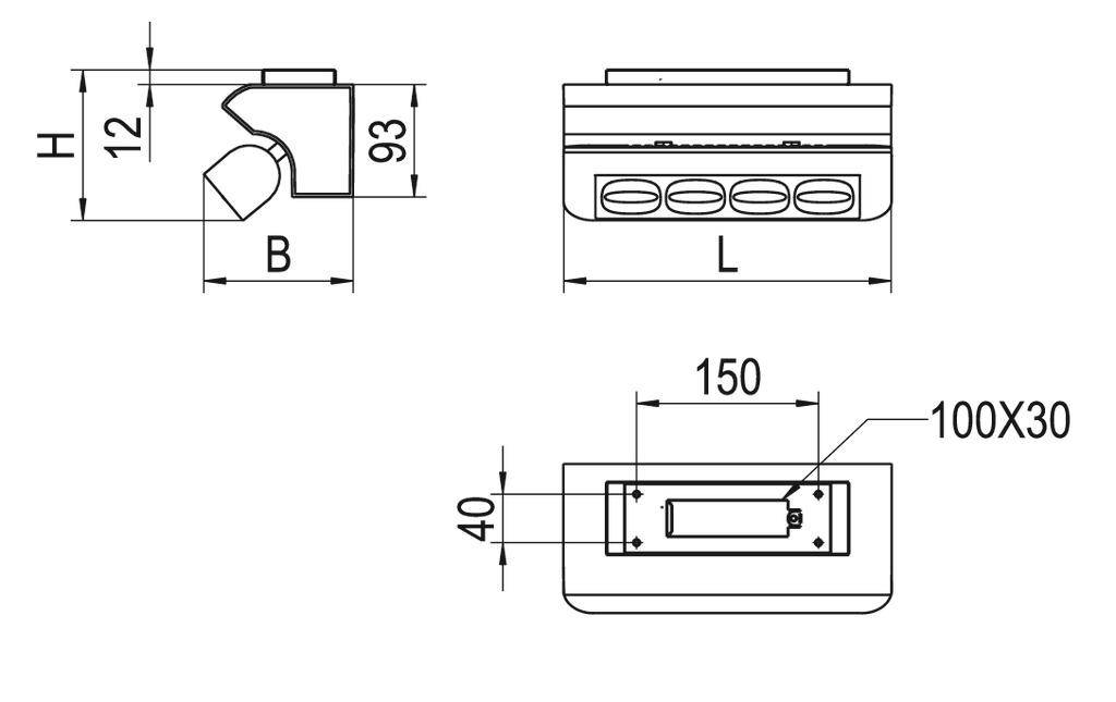 RIDI 0332052AH 0332052AH LED-Hallenstrahler LED Weiß