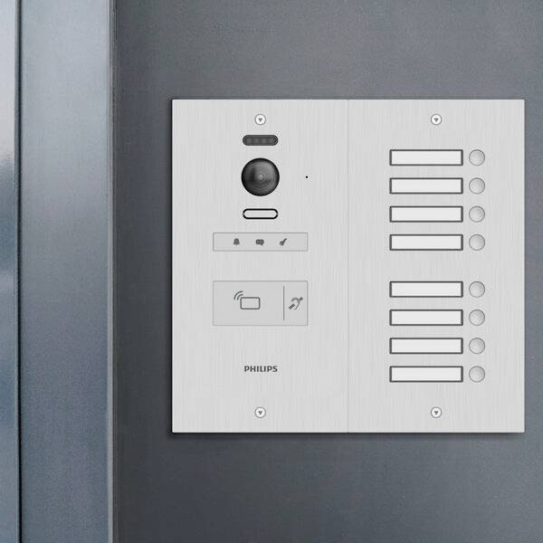 Philips WelcomeHive Pro 2 Video-Türsprechanlage WLAN Außeneinheit Aluminium