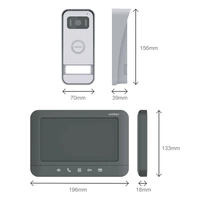 Avidsen PRIMA Video-Türsprechanlage Kabelgebunden Komplett-Set Schwarz, Aluminium Avidsen PRIMA Video-Türsprechanlage Kabelgebunden Komplett-Set Schwarz, Aluminium