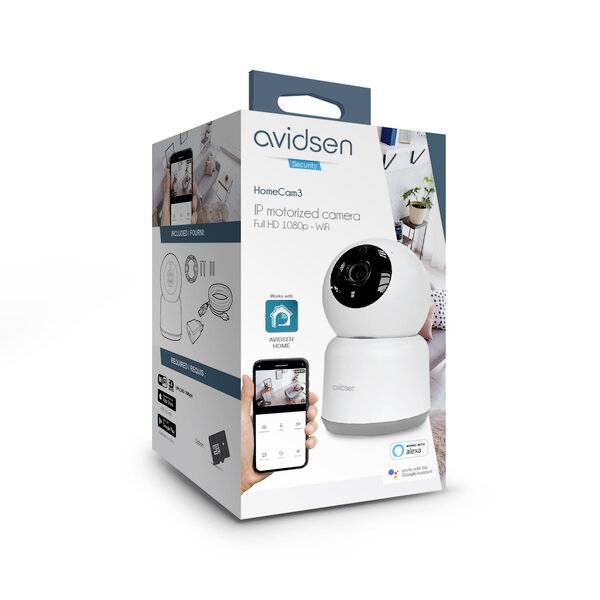 Avidsen HomeCam 3 127151 WLAN IP Überwachungskamera 1920 x 1080 Pixel