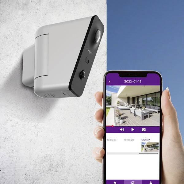 Philips WelcomeEye VIEW 531050 WLAN IP Überwachungskamera 2560 x 1440 Pixel