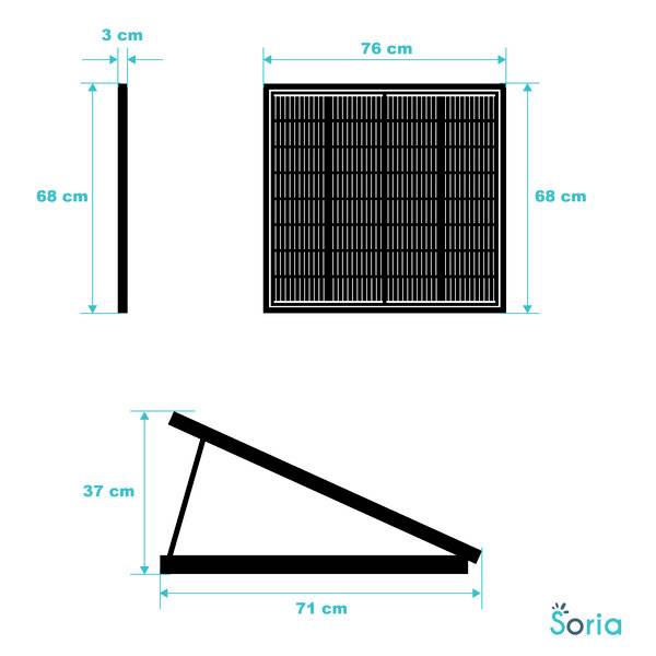 Avidsen Soria 400W 127120 Solar-Set 400 W