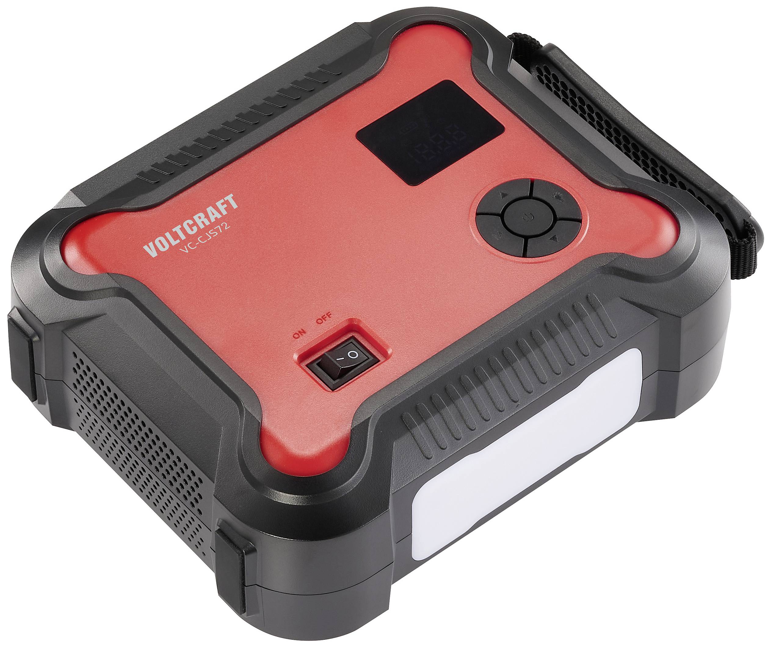 VOLTCRAFT Starthilfekabel VC-CJS72 VC-15820465 Starthilfestrom (12 V)=600A 12 V-Ausgang 2x, USB-Steckdose 2x, Lade- und