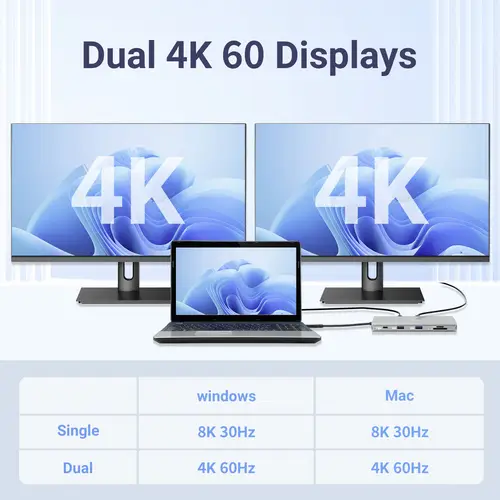 Renkforce USB-C® Dockingstation RF-DKS-905 10-in-1 8K PD 3.1 Passend für Marke Dockingstations: Uni Renkforce USB-C® Dockingstation RF-DKS-905 10-in-1 8K PD 3.1 Passend für Marke Dockingstations: Uni