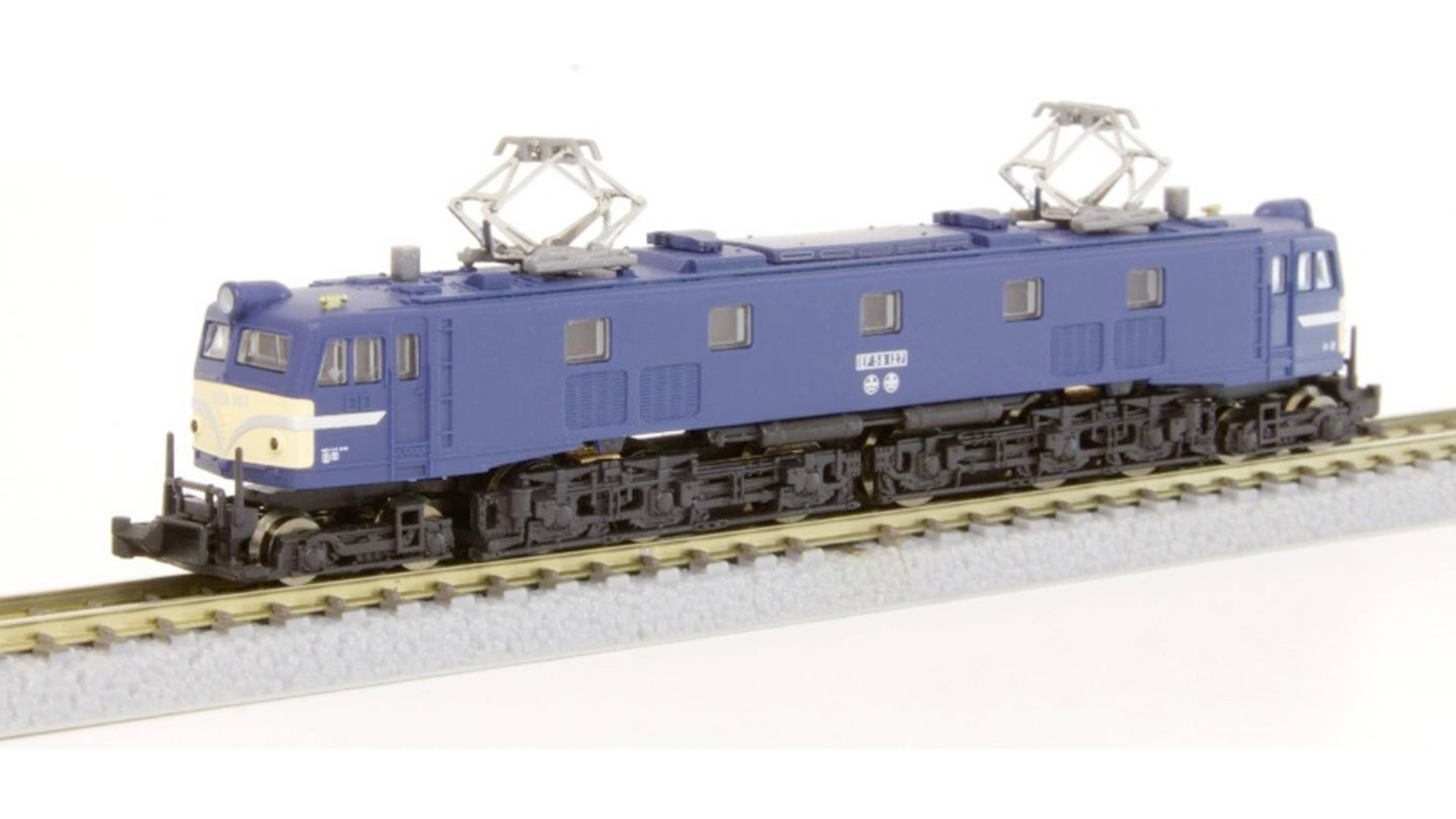 Rokuhan 7297978 Z EF58 Electric Locomotive No. 127, blau