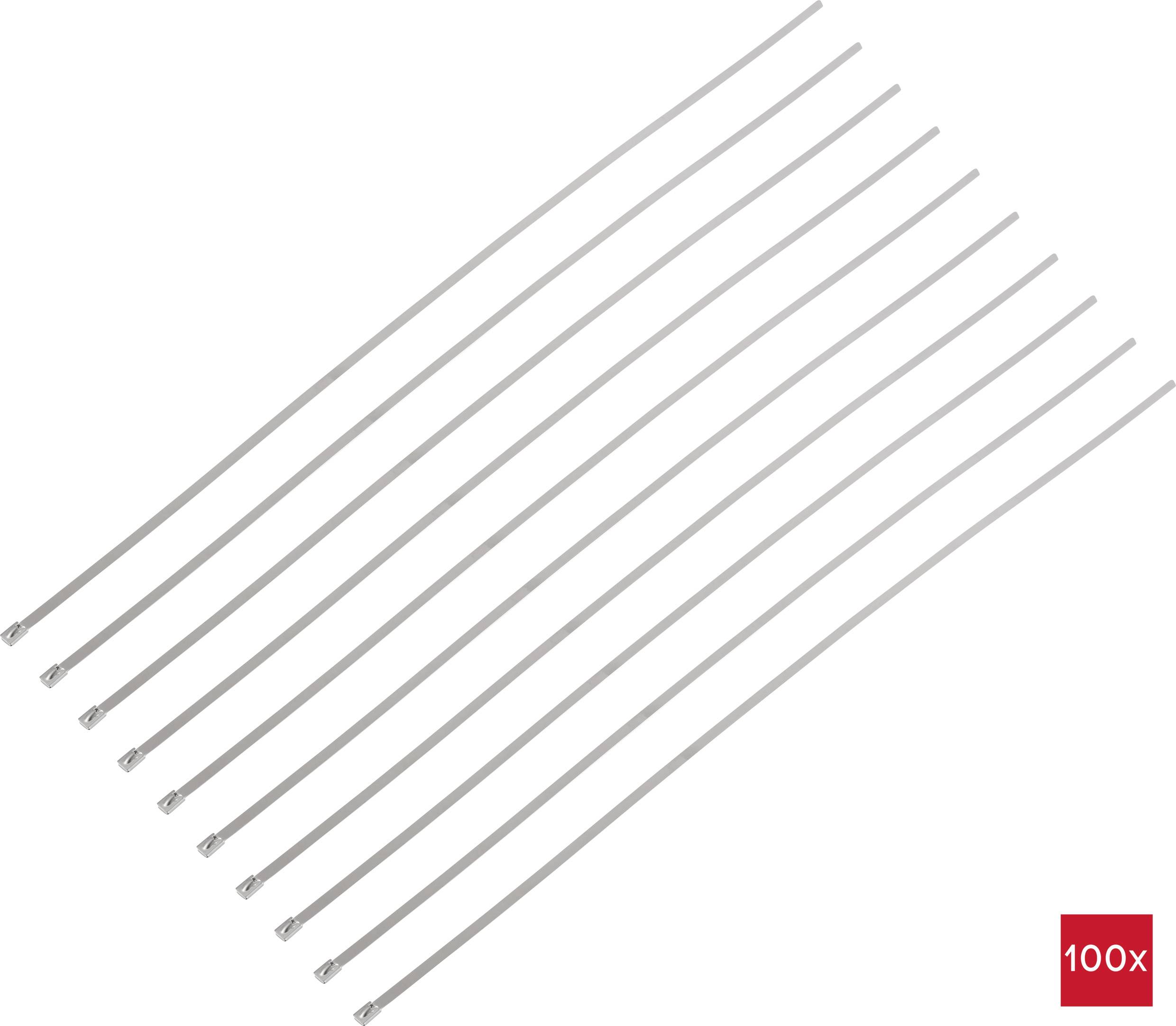 TRU COMPONENTS TC-12656540 Stahlkabelbinder 840mm 7.9mm AISI 304 100St.