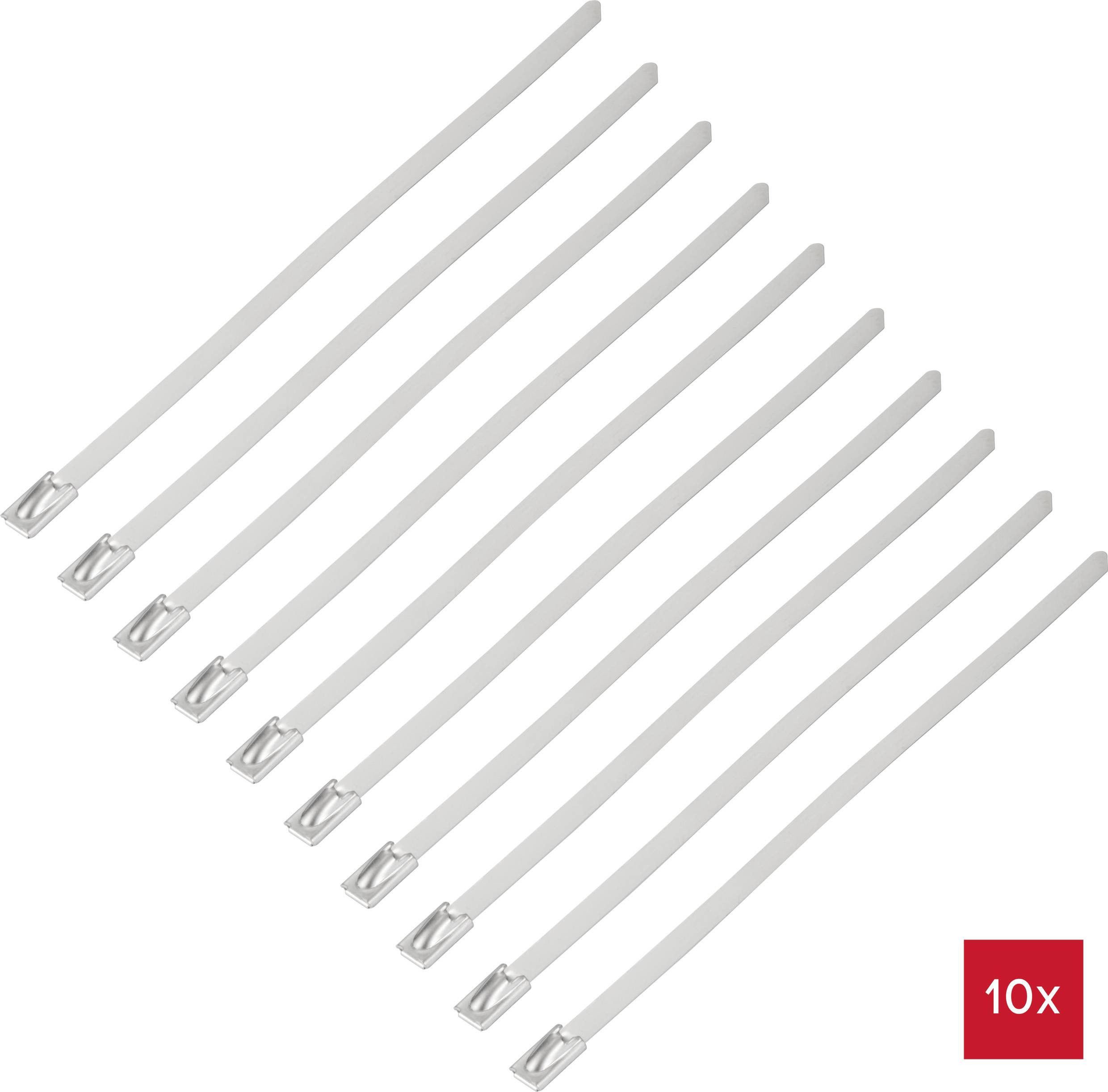 TRU COMPONENTS TC-12656656 Stahlkabelbinder 150 mm 4.6 mm AISI 316 10 St.