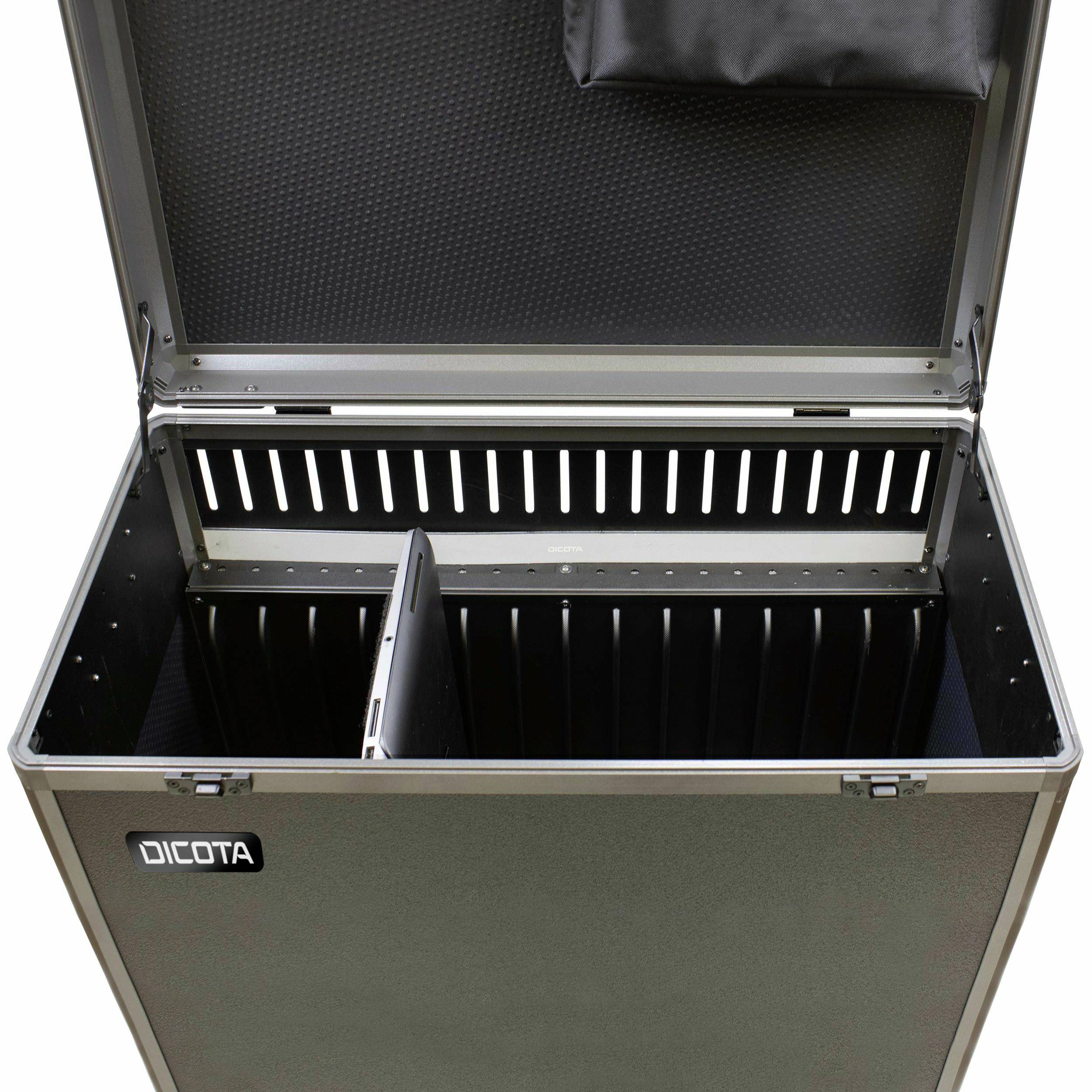 DICOTA Charging Trolley for 14 Laptops Bürogeräte Möbel Ladestationen &