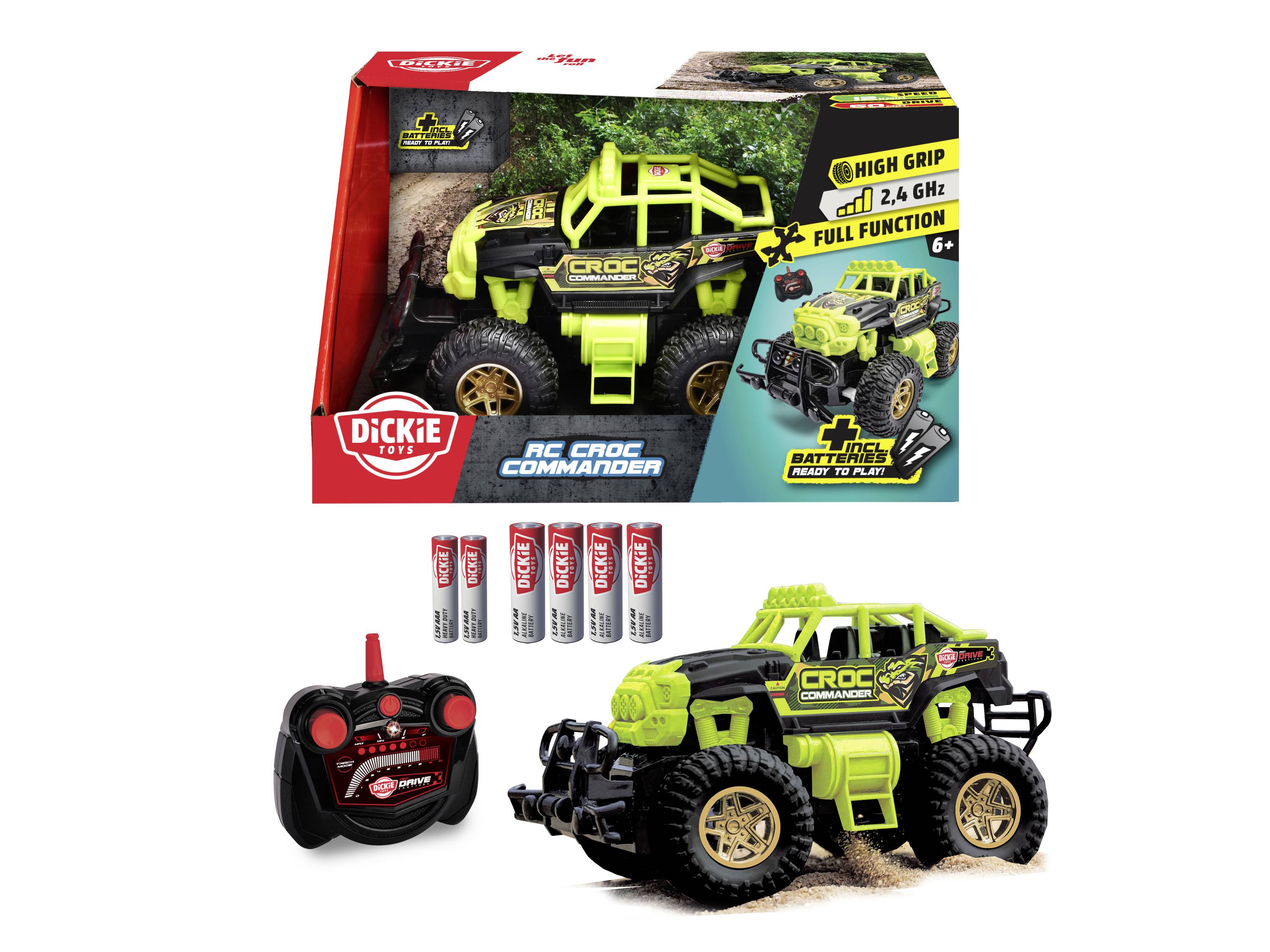 Dickie Toys 201104009 Croc Commander 1:18 RC Einsteiger Modellauto Elektro Geländewagen