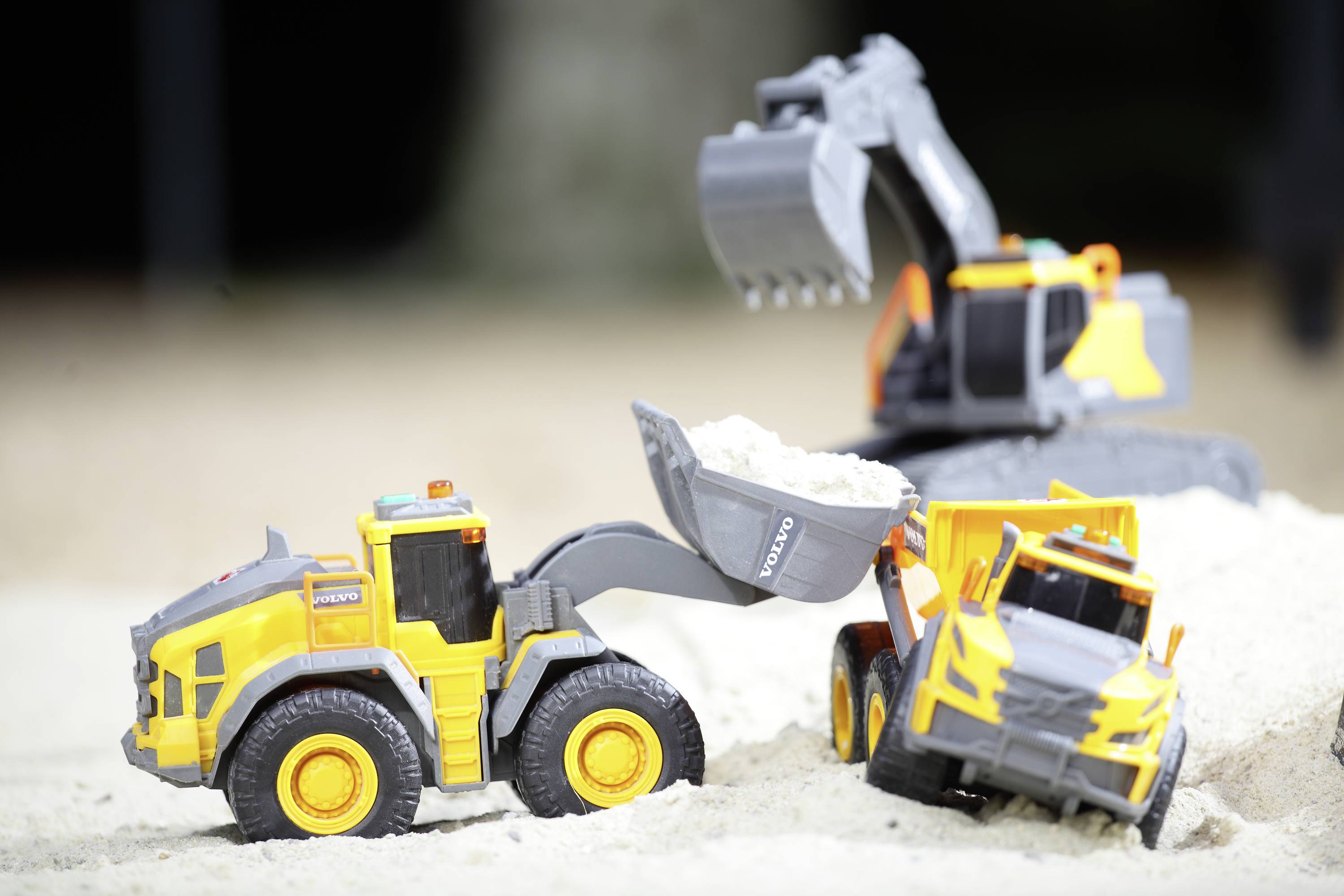 Dickie Toys Baufahrzeug Modell Volvo Wheel Loader Fertigmodell Baufahrzeug Modell