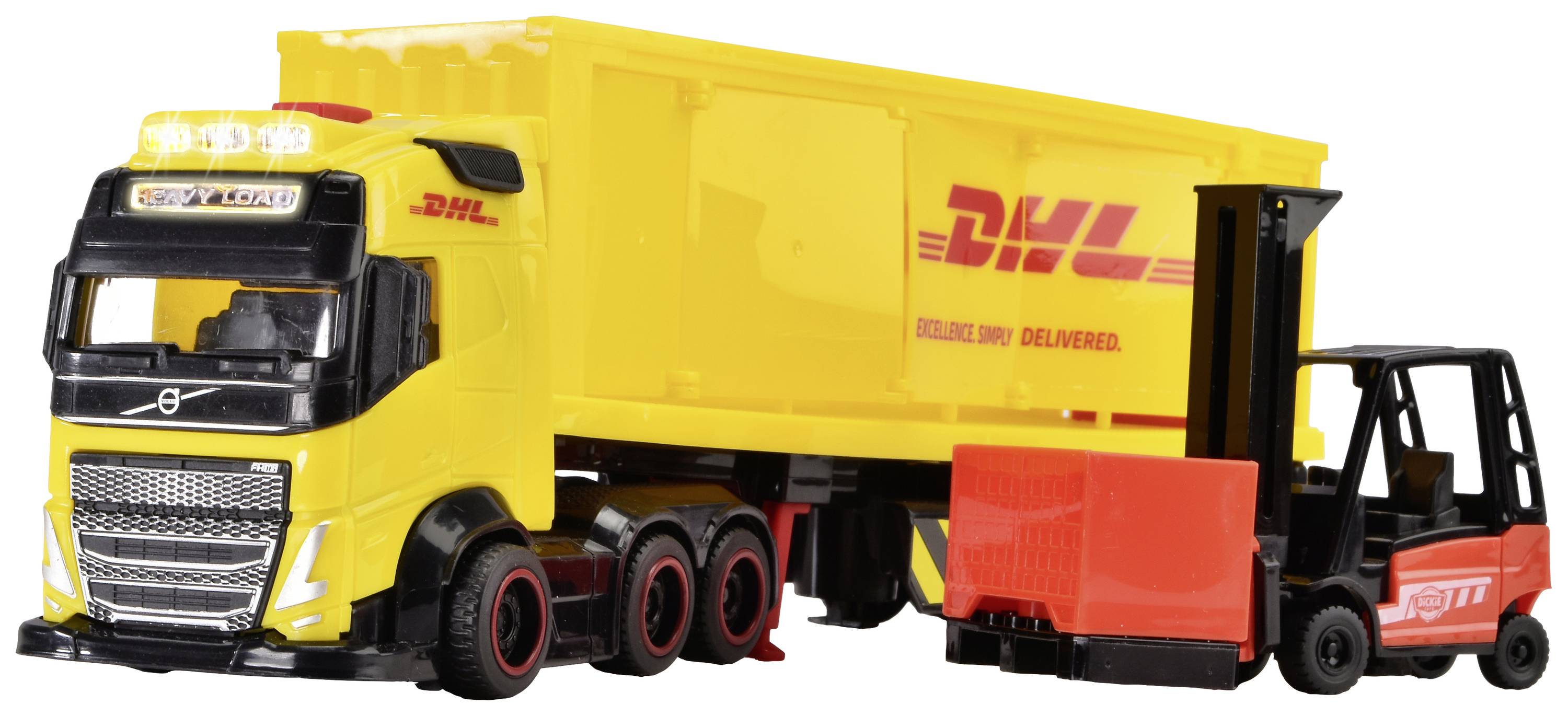 Dickie Toys LKW Modell Volvo DHL Truck Fertigmodell LKW Modell
