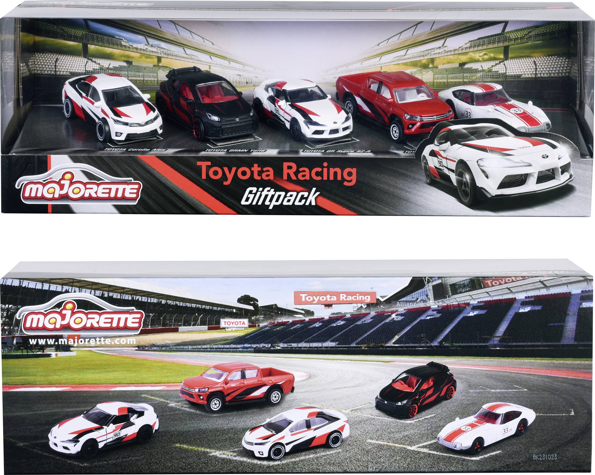 Majorette PKW Modell Toyota Racing 5er Fertigmodell PKW Modell