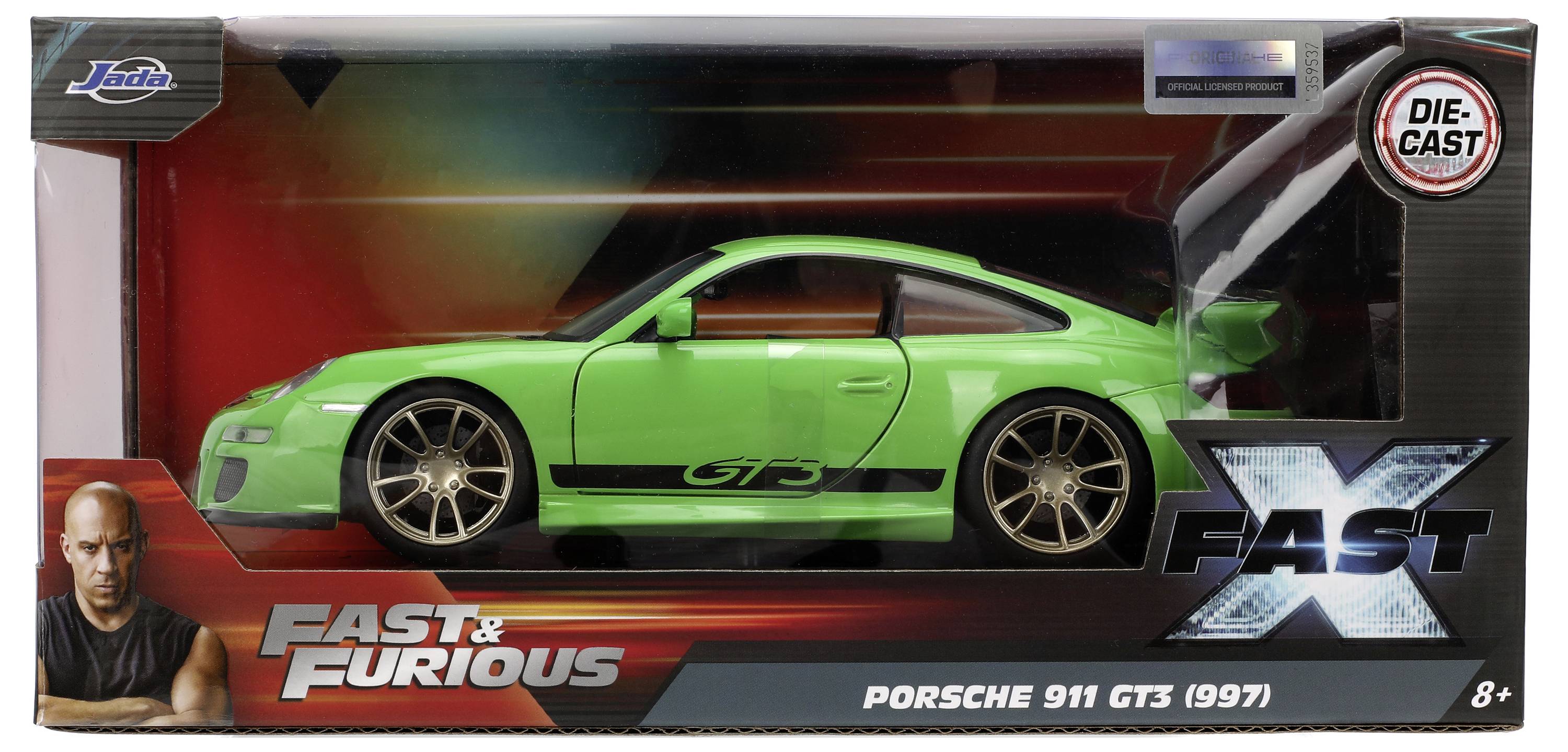 JADA TOYS Porsche 2007 Fast & Furious Fertigmodell PKW Modell