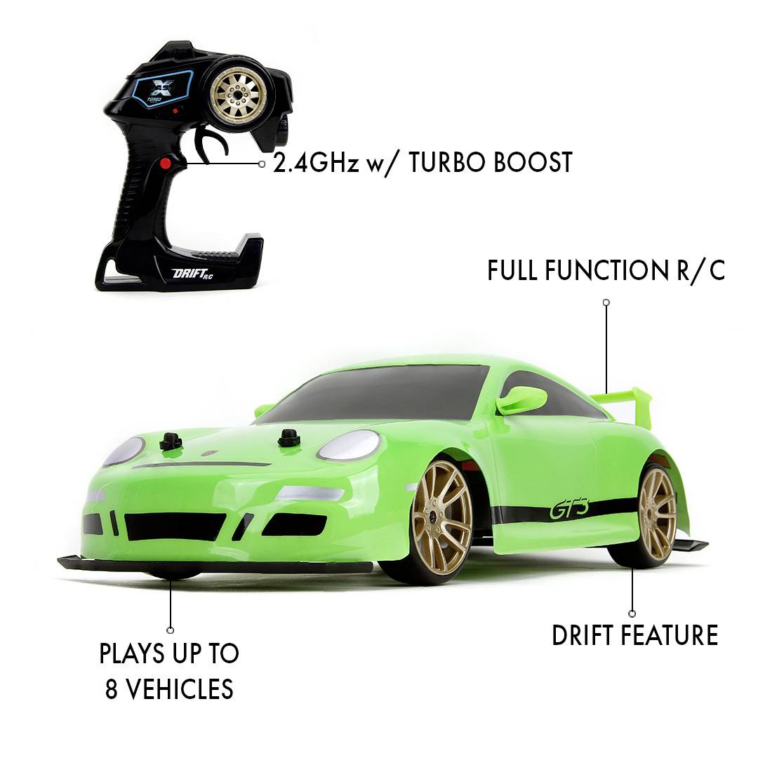 JADA TOYS 253209008 Fast & Furious Porsche 911 Drift 1:10 RC Modellauto Elektro Rennwagen Allradantrieb (4WD)