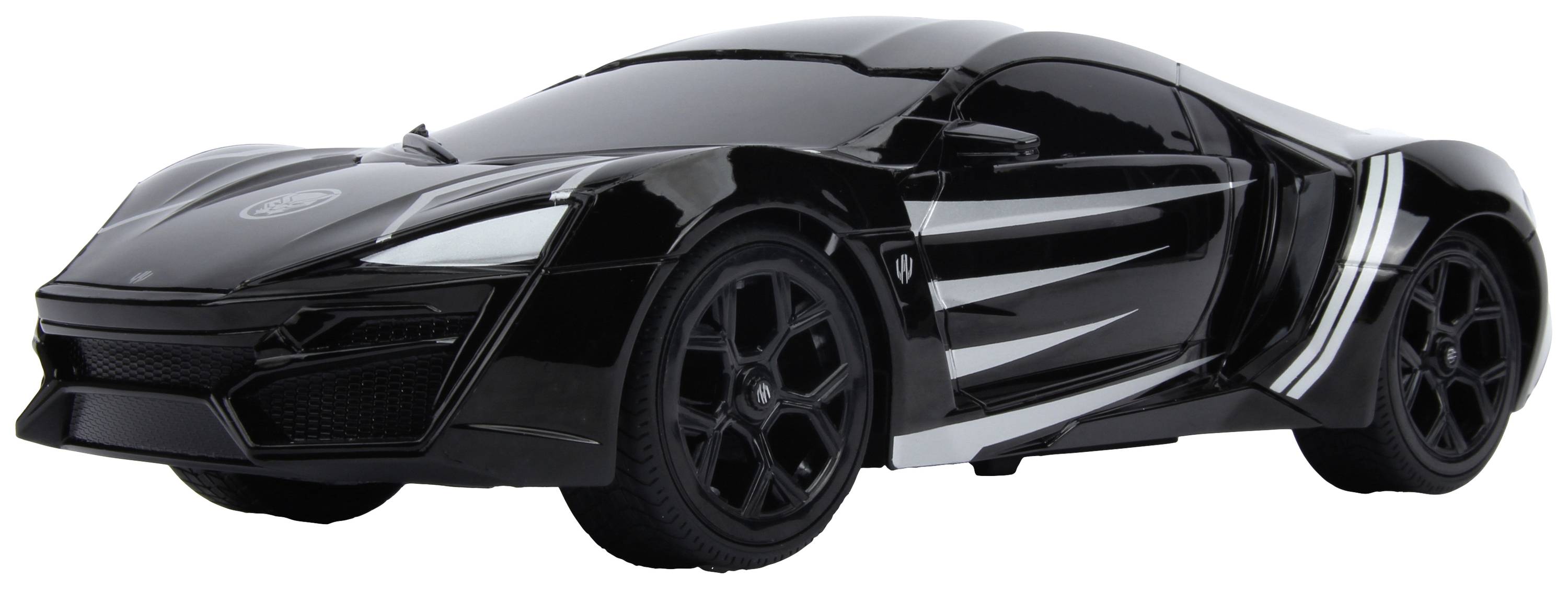 JADA TOYS 253226001 Marvel Black Panther RC Lykan 1:16 RC Modellauto Elektro Sportwagen