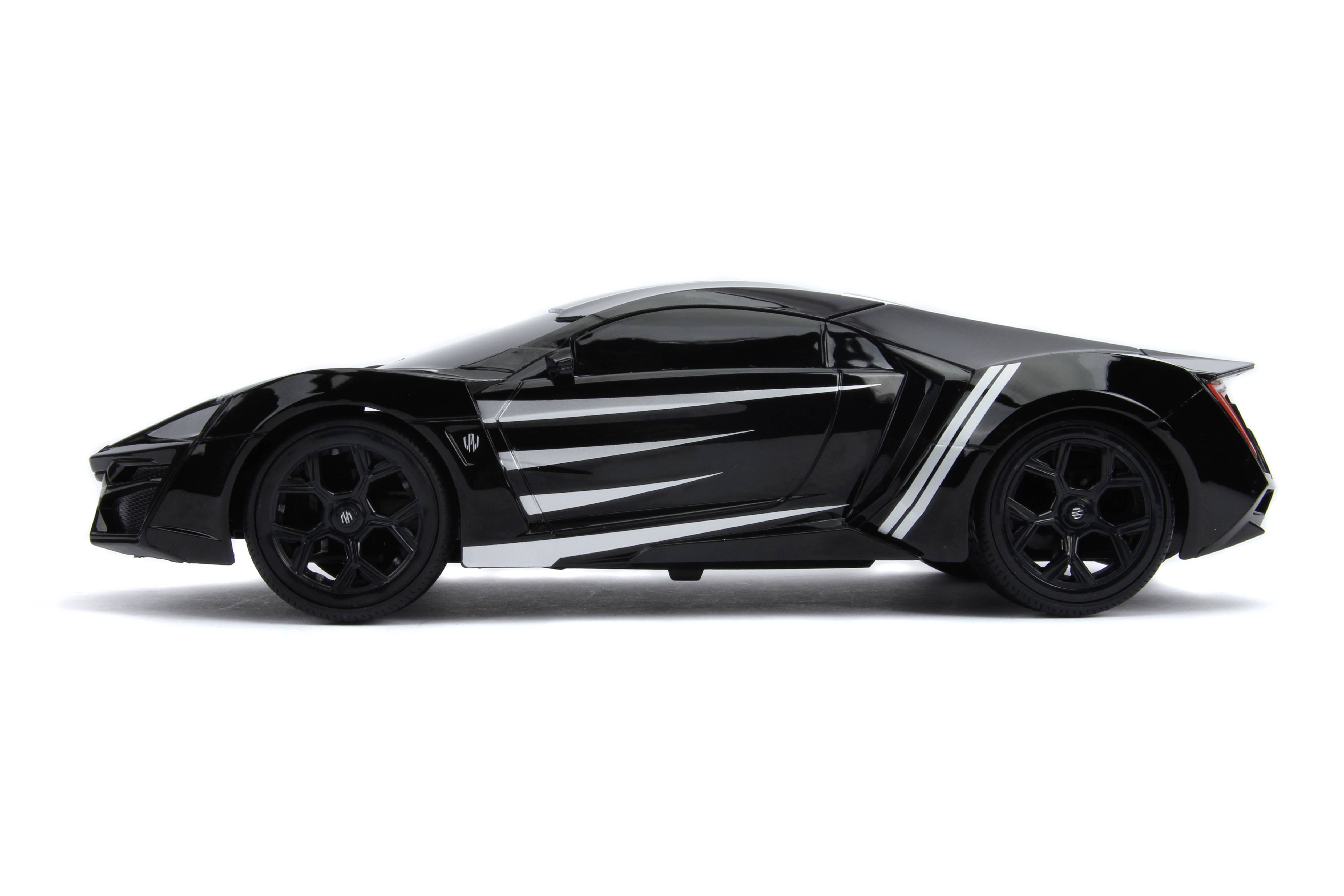 JADA TOYS 253226001 Marvel Black Panther RC Lykan 1:16 RC Modellauto Elektro Sportwagen