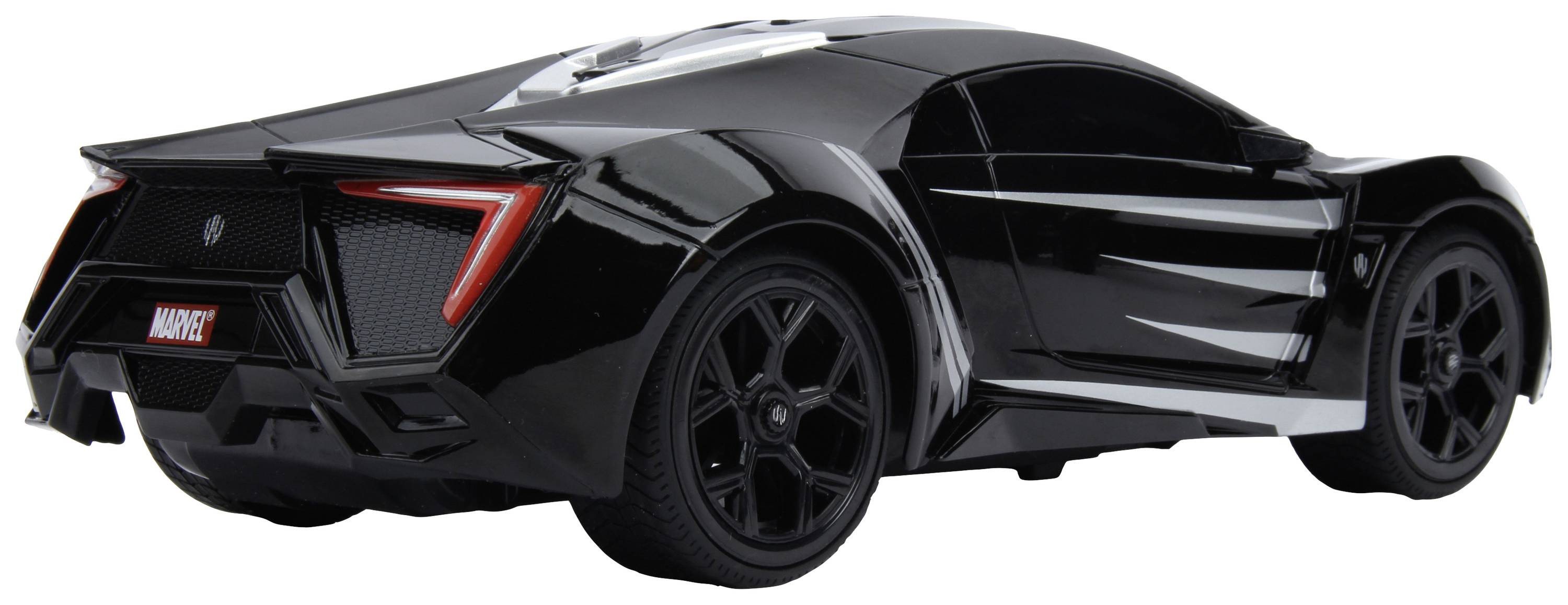 JADA TOYS 253226001 Marvel Black Panther RC Lykan 1:16 RC Modellauto Elektro Sportwagen
