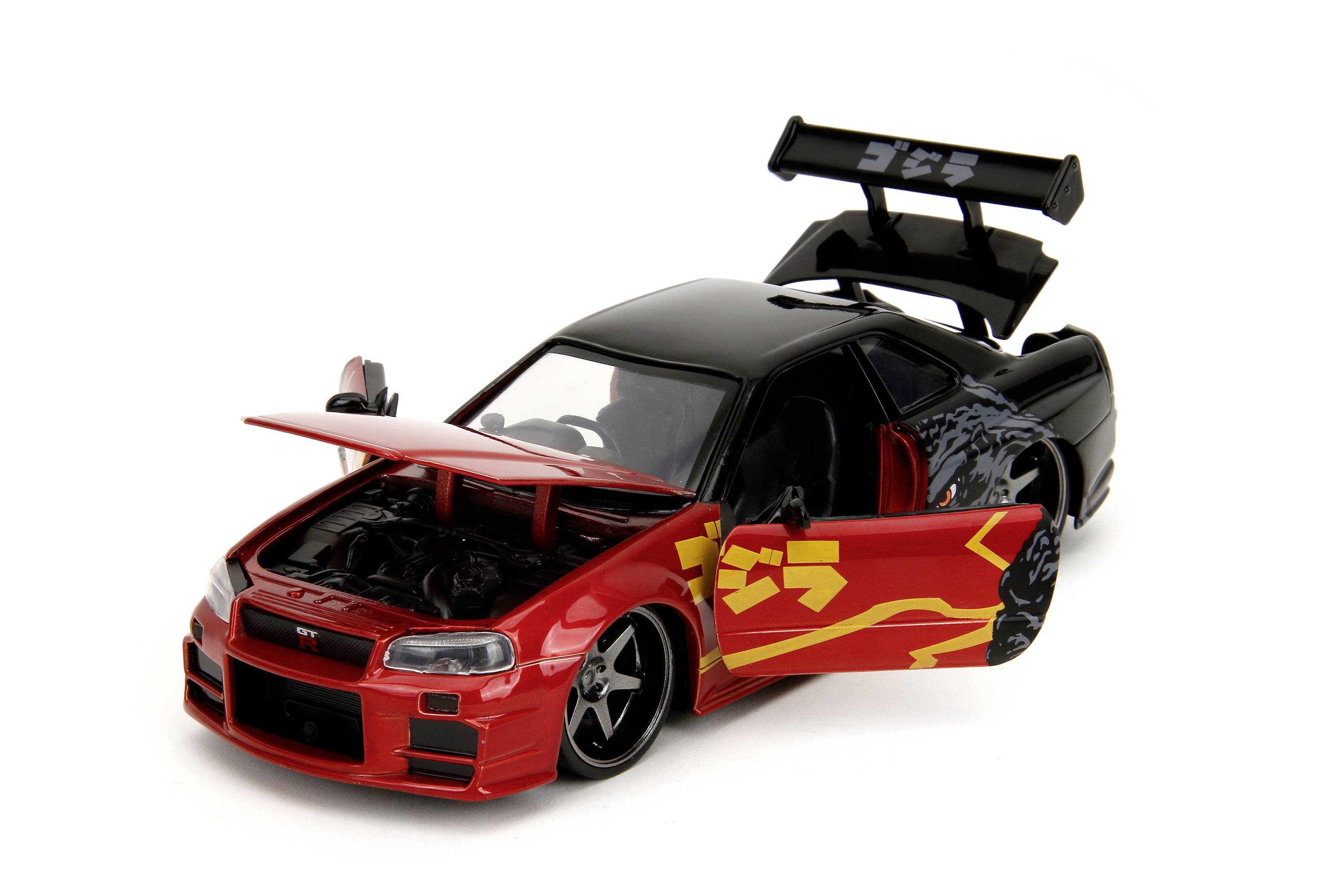 JADA TOYS Godzilla Nissan GTR Fertigmodell PKW Modell