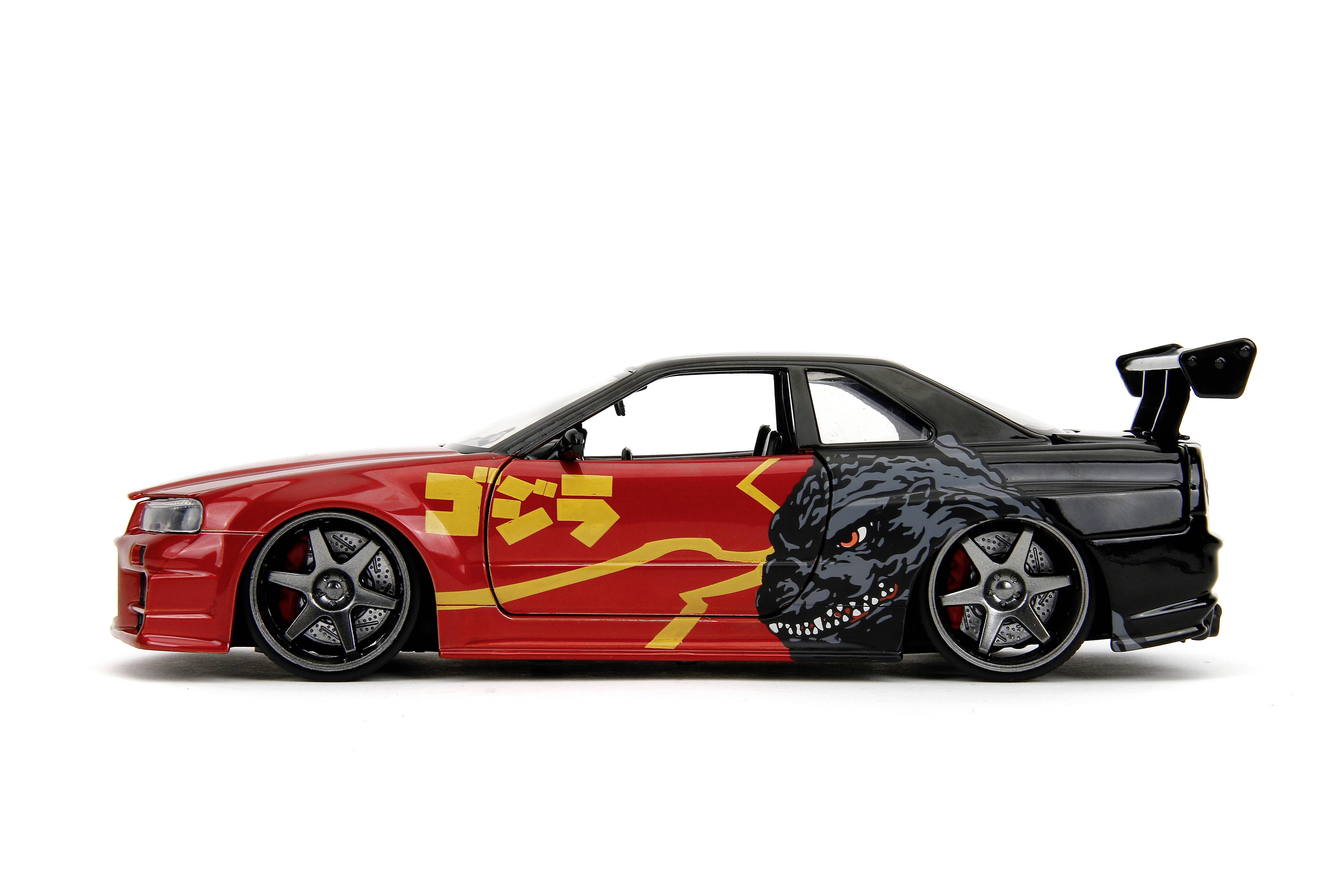 JADA TOYS Godzilla Nissan GTR Fertigmodell PKW Modell