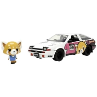 JADA TOYS Aggretsuko 1986 Toyota Trueno AE86 Fertigmodell PKW Modell JADA TOYS Aggretsuko 1986 Toyota Trueno AE86 Fertigmodell PKW Modell