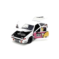 JADA TOYS Aggretsuko 1986 Toyota Trueno AE86 Fertigmodell PKW Modell JADA TOYS Aggretsuko 1986 Toyota Trueno AE86 Fertigmodell PKW Modell