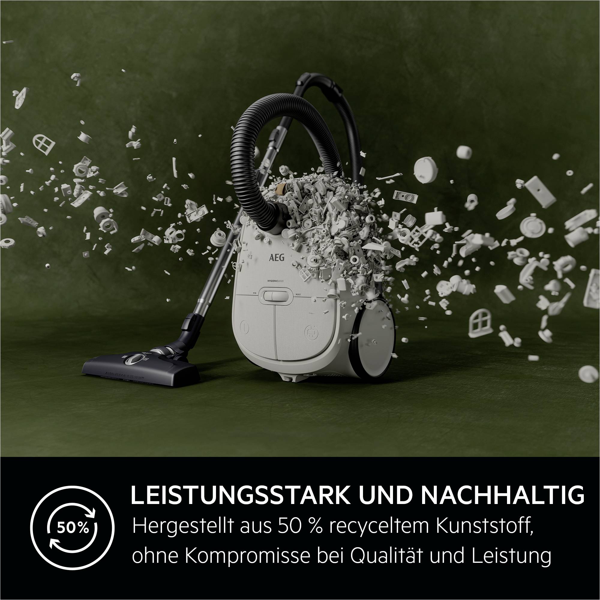 AEG AB61H6SW Staubsauger mit Beutel weiß