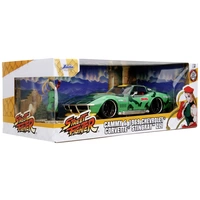 JADA TOYS Street Fighter 1969 Chevrolet Corvette Stingray ZL1 mit Cammy White Figur Fertigmodell PKW Modell JADA TOYS Street Fighter 1969 Chevrolet Corvette Stingray ZL1 mit Cammy White Figur Fertigmodell PKW Modell