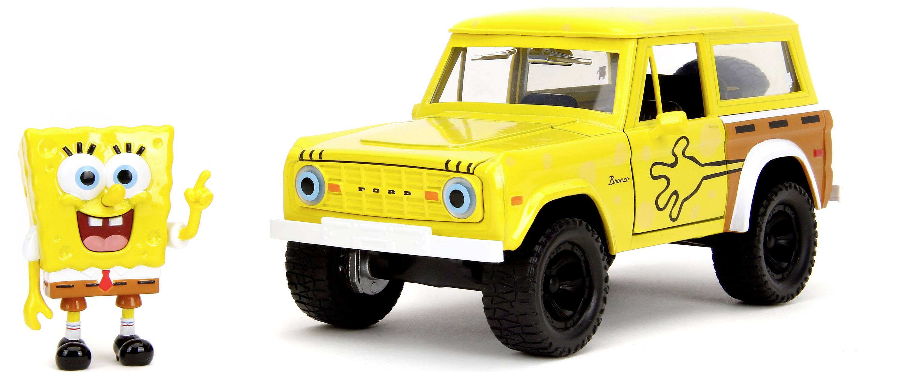 JADA TOYS Sponge Bob 1973 Ford Bronco Fertigmodell PKW Modell