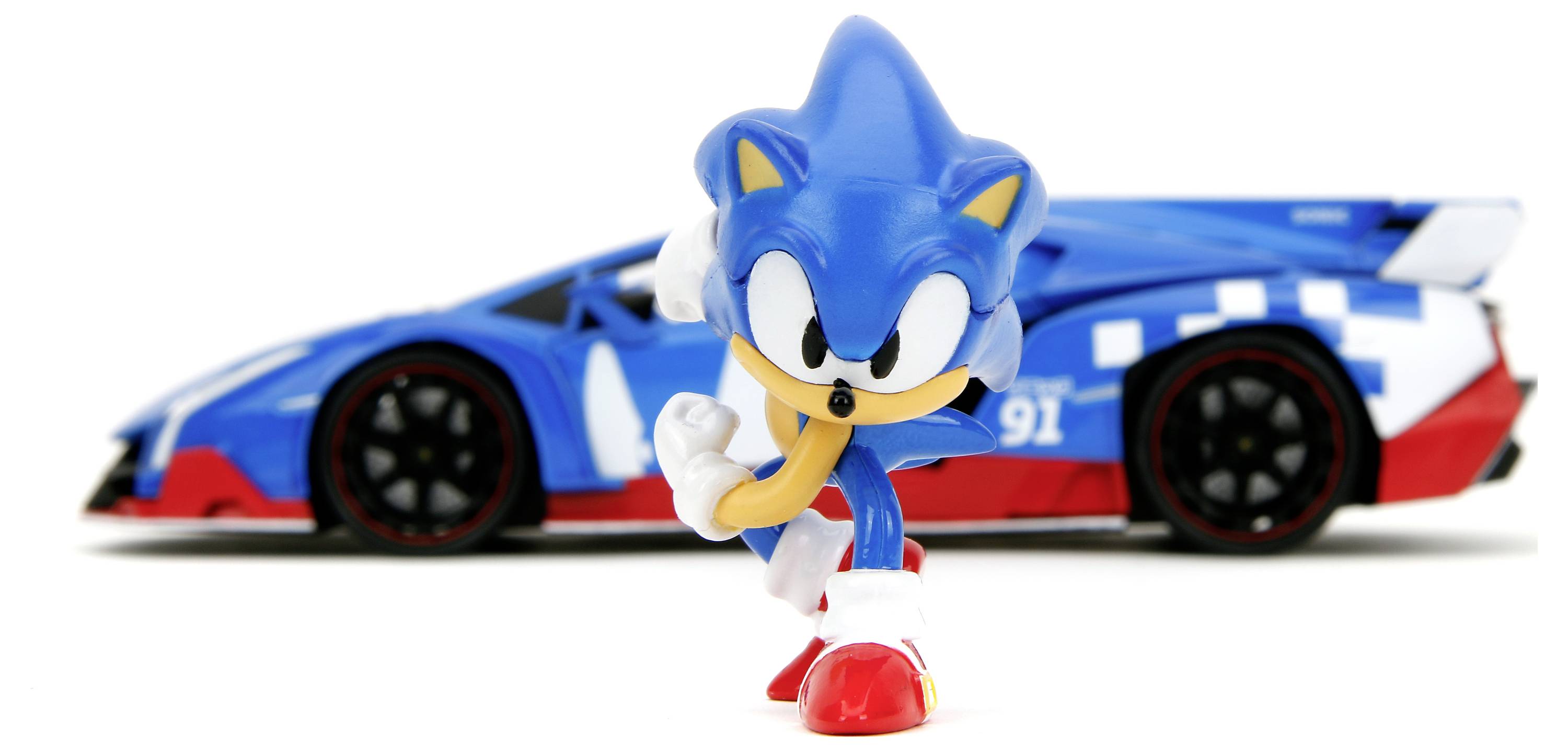 JADA TOYS Sonic Lamborghini Veneno Fertigmodell PKW Modell