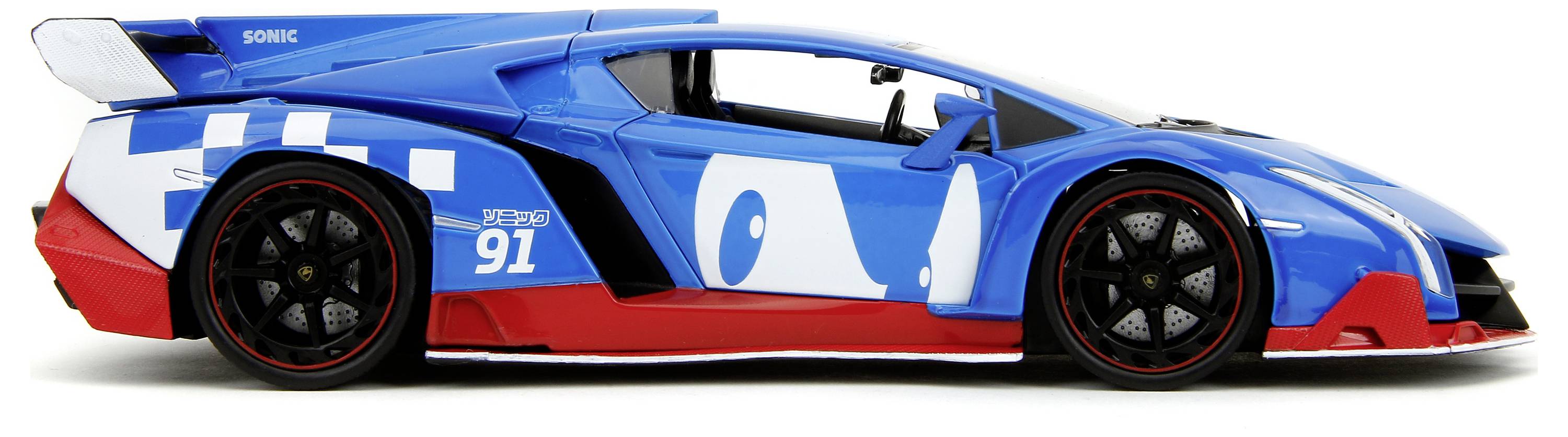 JADA TOYS Sonic Lamborghini Veneno Fertigmodell PKW Modell