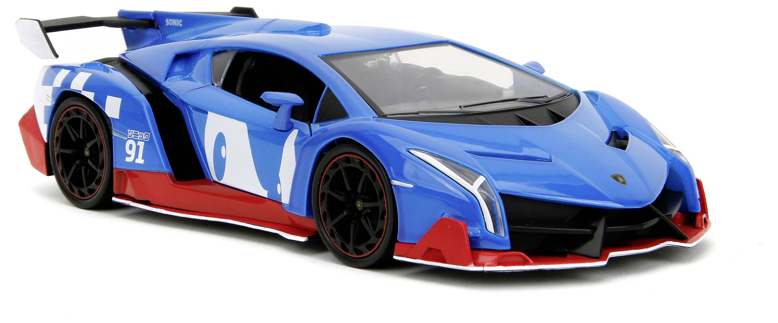 JADA TOYS Sonic Lamborghini Veneno Fertigmodell PKW Modell
