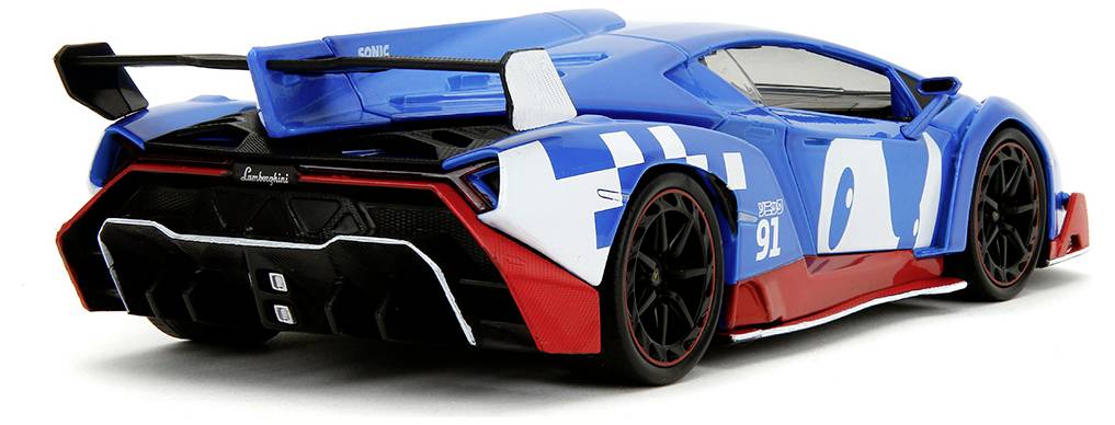 JADA TOYS Sonic Lamborghini Veneno Fertigmodell PKW Modell