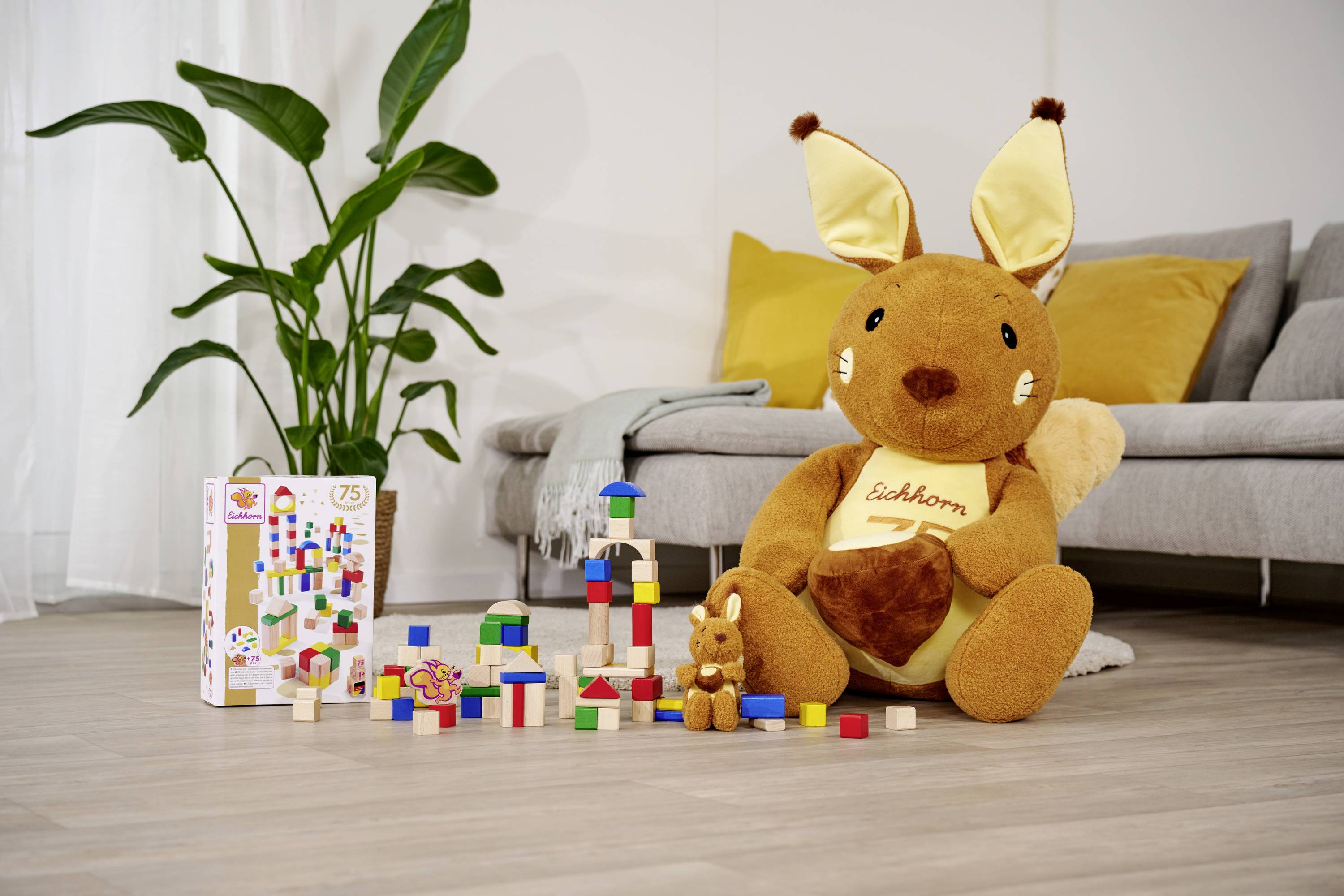 Eichhorn Bauteilset Constructor Anzahl Teile: 75 Altersklasse: ab 1 Jahr