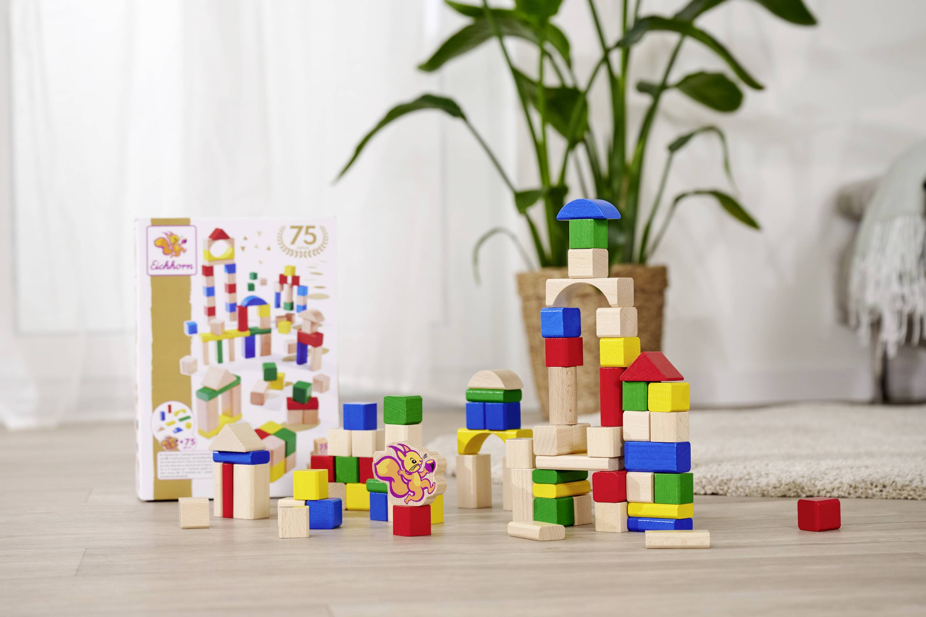 Eichhorn Bauteilset Constructor Anzahl Teile: 75 Altersklasse: ab 1 Jahr