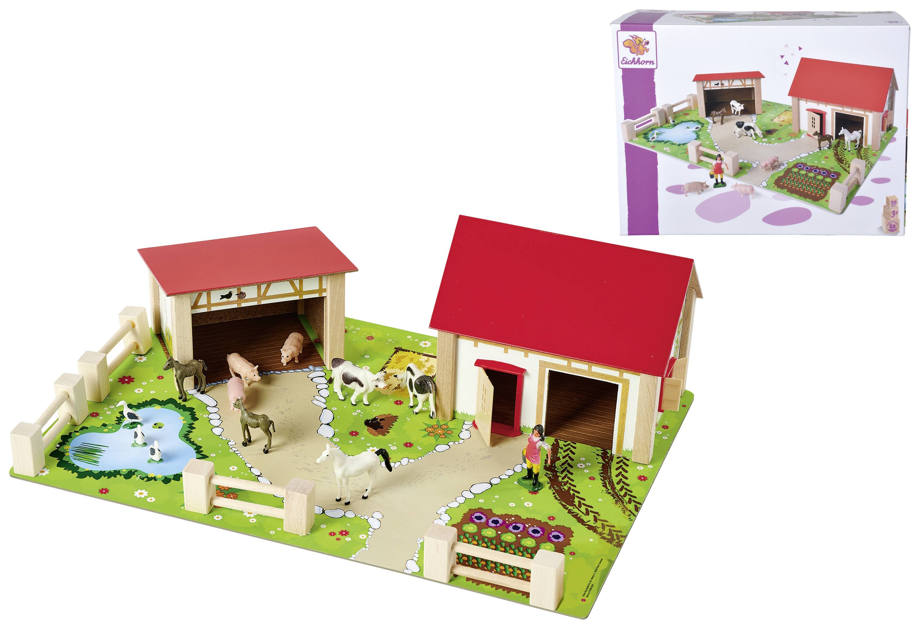 Eichhorn Bauteilset Constructor Anzahl Teile: 20 Altersklasse: ab 3 Jahre