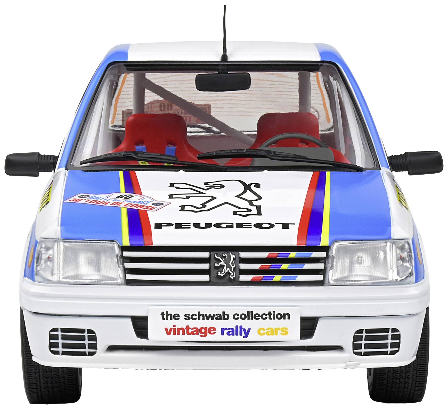 Solido Peugeot 205 Rallye 1,9L weiß 1:18 Modellauto